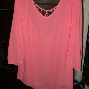 Coral Color Blouse